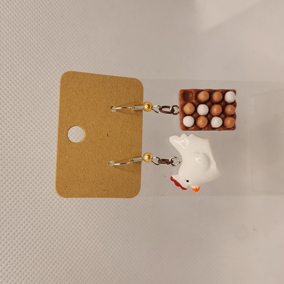 Jewelry - Chicken & Eggs Earrings